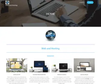 Webandhosting.co.za(Web and Hosting) Screenshot