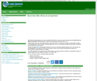 Webandmacros.com(Macros en Excel VBA) Screenshot