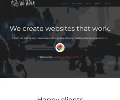 Webandmore.co.za(We create websites that work) Screenshot