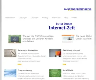 Webandmore.de(Inhabergeführte Fullservice Internetagentur) Screenshot