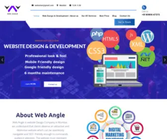 Webangle.in(Web Design and Development) Screenshot