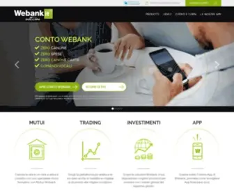 Webank.it(Conto corrente + conto di deposito webank) Screenshot
