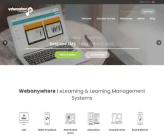 Webanywhere.co.uk(Multi award) Screenshot