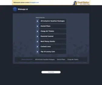 Webapp.id(Webapp) Screenshot