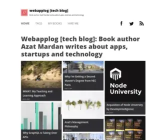 Webapplog.com(Tech blog) Screenshot