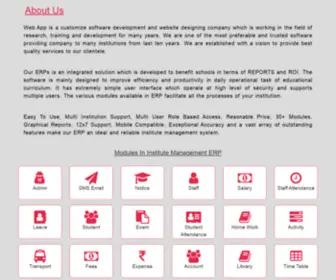 Webapp.org.in(Best Software Development And Website Designing Company) Screenshot