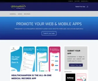 Webapprater.com(Expert Reviews) Screenshot