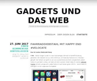 Webappsundgadgets.de(Webappsundgadgets) Screenshot