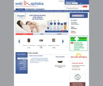 Webaptieka.lv(Internet Aptieka) Screenshot