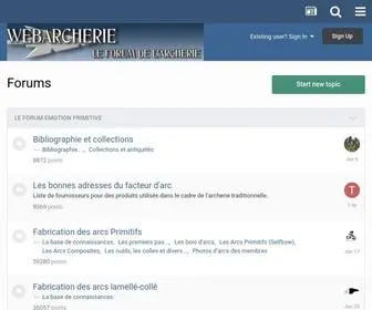Webarcherie.com(Forums) Screenshot