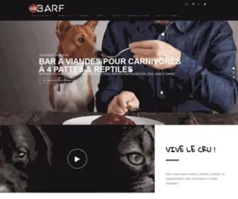 Webarf.fr(Bar à Viandes pour Carnivores à 4 Pattes & Reptiles) Screenshot