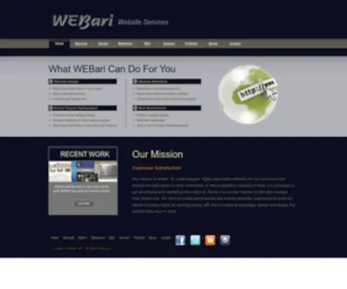 Webari.com(Website Design) Screenshot