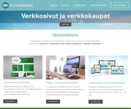 Webarkkitehti.fi(Webarkkitehti) Screenshot