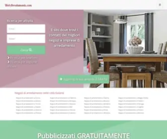 Webarredamento.com(Trova i migliori mobilifici e negozi di arredamento in Italia su) Screenshot