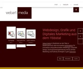 Webart-Media.at(Werbeagentur Webart) Screenshot