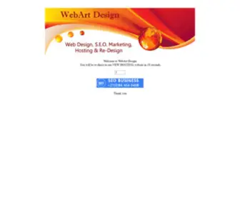 Webartdesign.co.za(WebArt Design) Screenshot