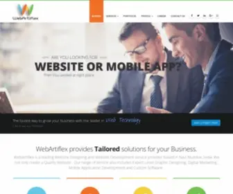 Webartiflex.com(Web designing in navi mumbai) Screenshot