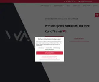 Webartisan.de(Digitale Erlebnisse für Ihren Erfolg: Webdesign Halle) Screenshot