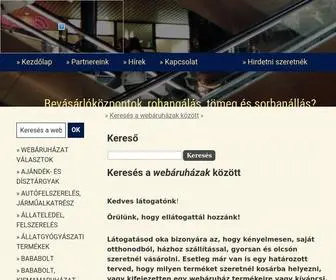 Webaruhazak.info.hu(Házhoz szállítás) Screenshot