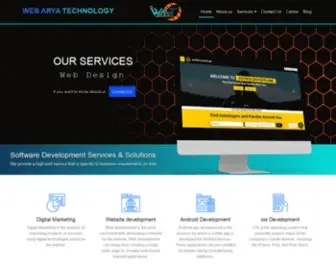 Webaryatechnology.com(Web Arya Technology) Screenshot