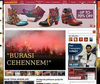 Webaslan.com(Türkiye'nin en iyi Galatasaray taraftar sitesi) Screenshot