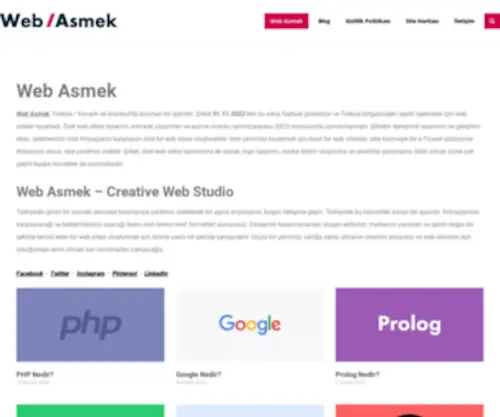 Webasmek.com.tr(Web Asmek) Screenshot