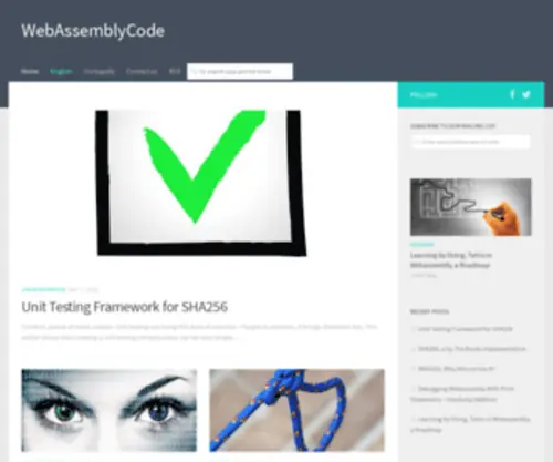 Webassemblycode.com(Webassemblycode) Screenshot