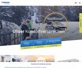 Webasto.ch(Lösungen für Heizen & Kühlen) Screenshot