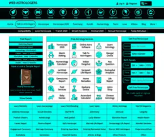 Webastrologers.com(Free Horoscope) Screenshot