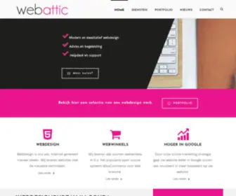 Webattic.nl(Webdesign Gouda) Screenshot