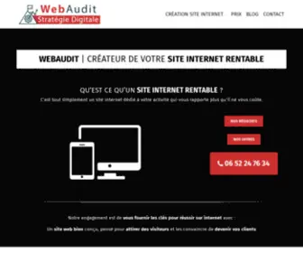 Webaudit.fr(Commandez votre site Internet complet) Screenshot