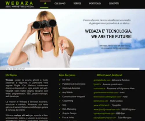 Webaza.it(Realizzazione Siti Web in Puglia) Screenshot