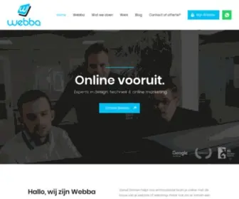 Webba.nl(Experts in design) Screenshot