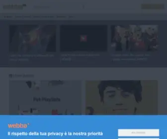 Webba.tv(Homepage) Screenshot