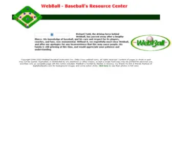 Webball.com(WebBall Pitching Mechanics) Screenshot