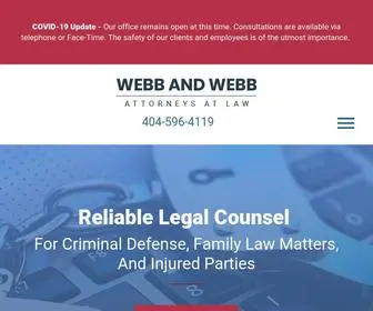 Webbandwebblegal.com(Webbandwebblegal) Screenshot