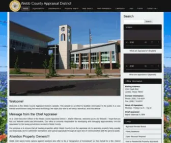 Webbcad.org(Webb County Appraisal District) Screenshot