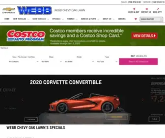 Webbchevroletoaklawn.com(Webb Chevy Oak Lawn) Screenshot