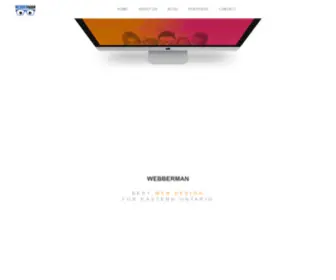 Webberman.ca(Webberman Website Development Cornwall) Screenshot