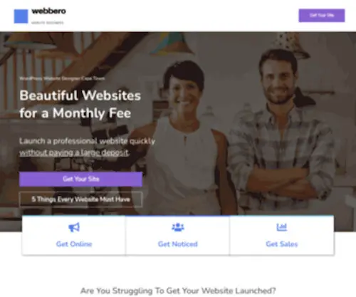 Webbero.co.za(Wordpress Website Design & Development) Screenshot