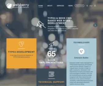 Webberry.ua(TYPO3 Enterprise Web Integrator) Screenshot