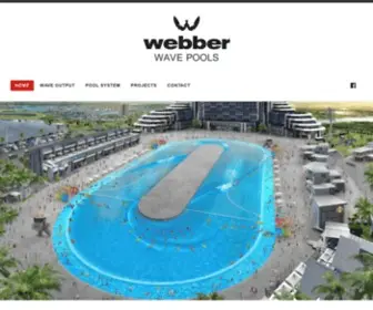 Webberwavepools.com(Webber Wave Pools) Screenshot