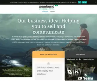 Webbexperterna.se(Weekend Webbexperterna) Screenshot