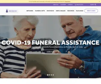 Webbfh.com(Webb Funeral Home) Screenshot