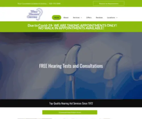 Webbhearingcenters.com(Webb Hearing Center) Screenshot