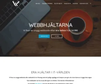 WebbhJaltarna.se(Webbhjältarna) Screenshot