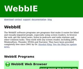 Webbie.org.uk(Web browser) Screenshot