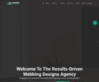 Webbingdesigns.com(Webbing Designs) Screenshot