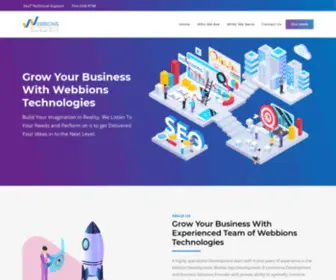 Webbions.com(Webbions Technologies) Screenshot