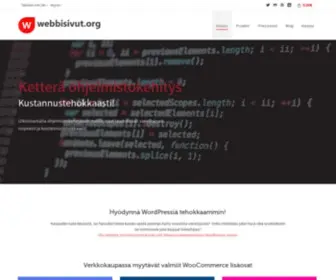 Webbisivut.org(Enemmän irti WordPressistä) Screenshot